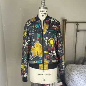 Adidas x Pharrell Williams doodle rain coat jacket size M